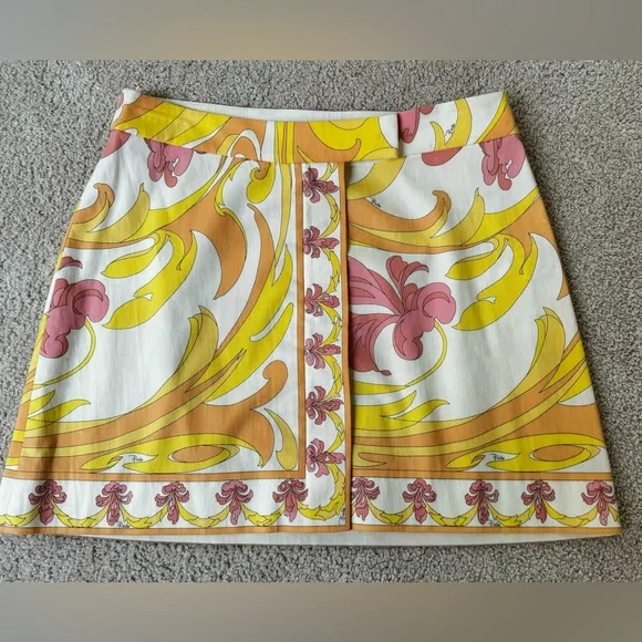 Emilio Pucci | Skirts | Vintage Emilio Pucci Cotton Mini Skirt 